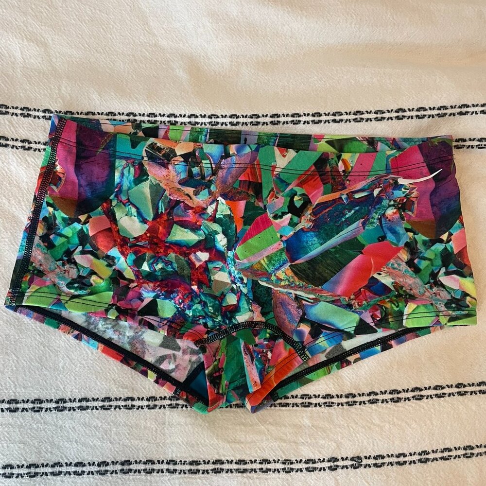 Nike multicolor swimwear medium